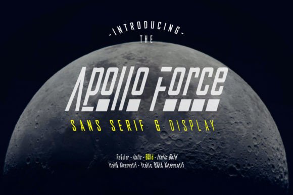 Apollo Force: A Display Font Built for Impact