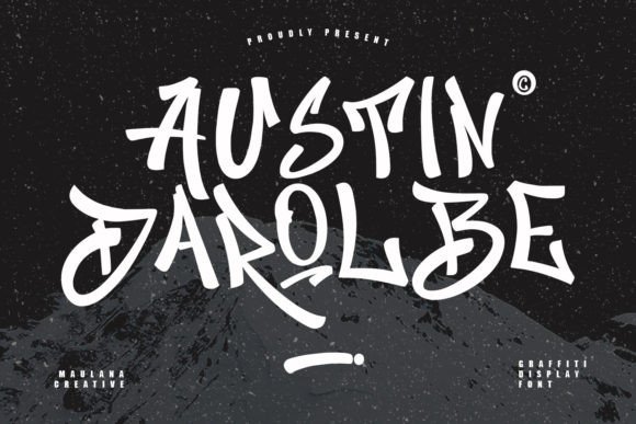 Austin Darolbe: A Graffiti Brush Font for Bold Campaigns