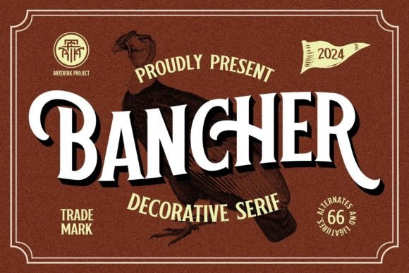 Bancher Font Review: A Vintage Serif with Modern Boldness
