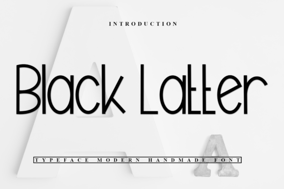 Black Latter: A Display Font That Gives Your Campaign Visuals an Instant Voice