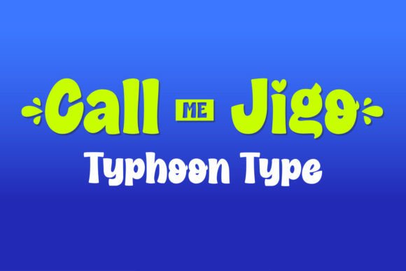 Call Me Jigo: A Playful Display Font for Web Design