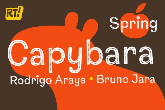 Capybara Spring: A Playful Display Font for Handmade Products