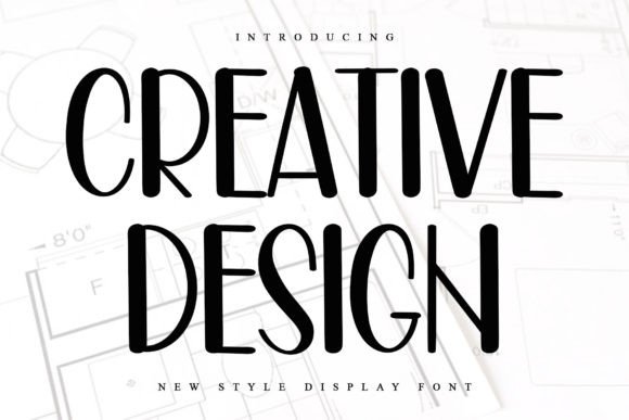 Creative Design Font: A Display Typeface for Digital Branding