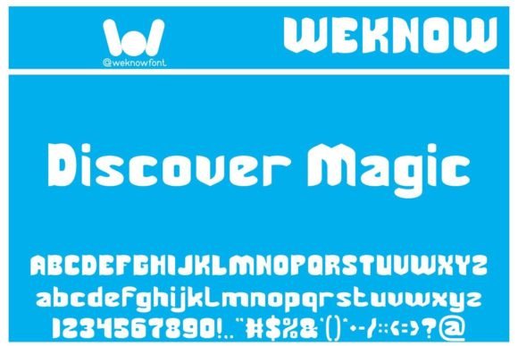 Discover Magic: A Playful Display Font for Small Business Branding