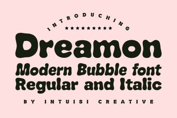 Dreamon Font Review: A Bold Bubble Typeface for Playful Branding