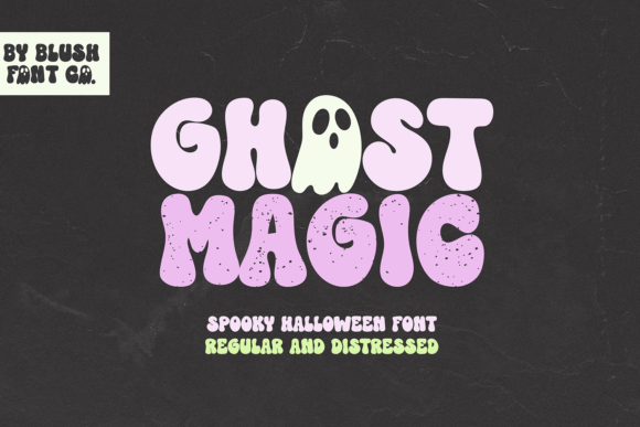 Ghost Magic: A Bold Display Font for Editorial Design