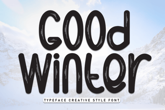Good Winter Font: A Playful Display Typeface for Digital Designers