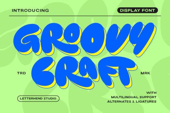 Groovy Craft: A Retro Display Font for Web Designers