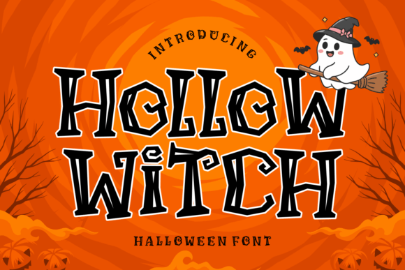 Hollow Witch: A Display Font That Brings Halloween Charm to Your Brand