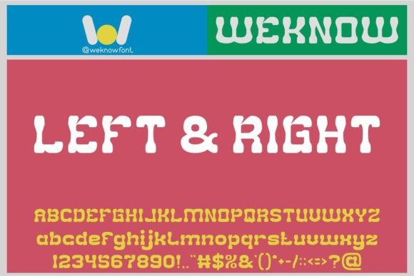 Left and Right: A Slab Serif Display Font with Editorial Charm