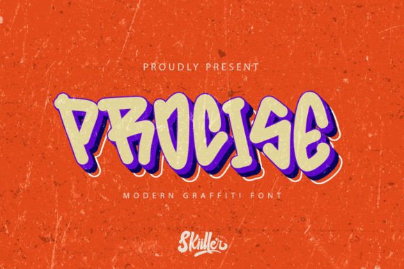 Procise: A Playful Display Font for Small Business Branding