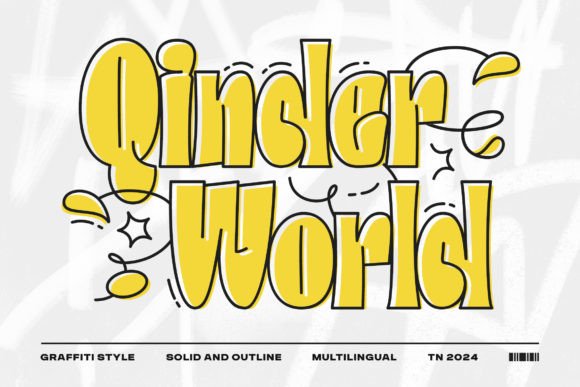 QinderWorld: A Modern Graffiti Font for Bold Campaigns