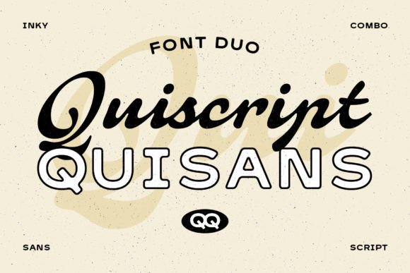 Quiscript Quisans: A Designer's Take on This Display Script