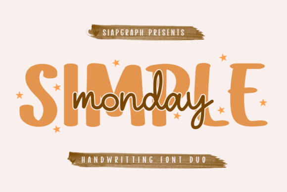 Simple Monday Duo Brings Handcrafted Warmth to Campaign Typography