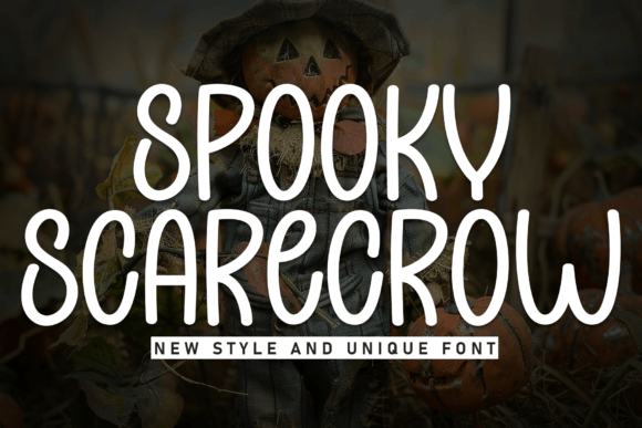 Spooky Scarecrow: A Display Font with Editorial Appeal