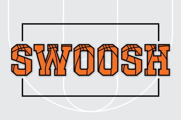 Swoosh Typeface: A Bold Display Font for Sports-Themed Digital Design
