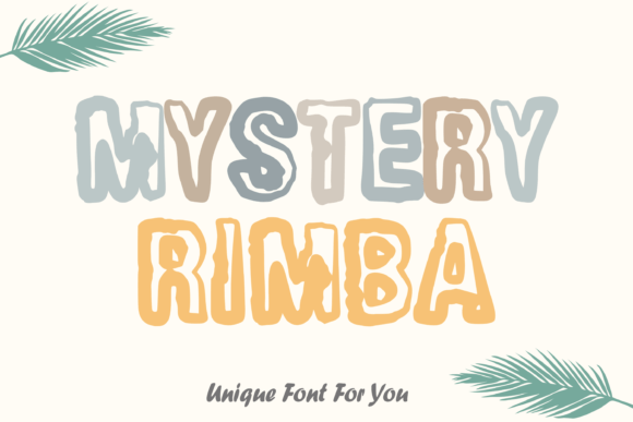 Testing Mystery Rimba as a Display Font for a Boutique Store