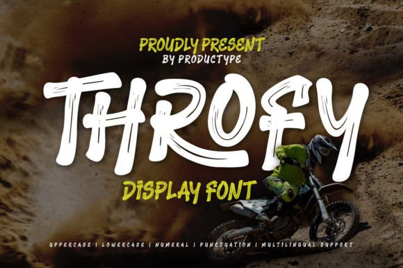 Throfy: A Display Font Built for Outdoor Impact and Digital Visibility