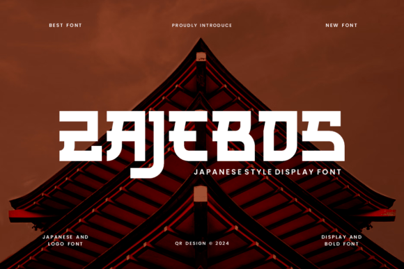 Zajebos: A Modern Display Font for Handmade Product Creators and Crafters